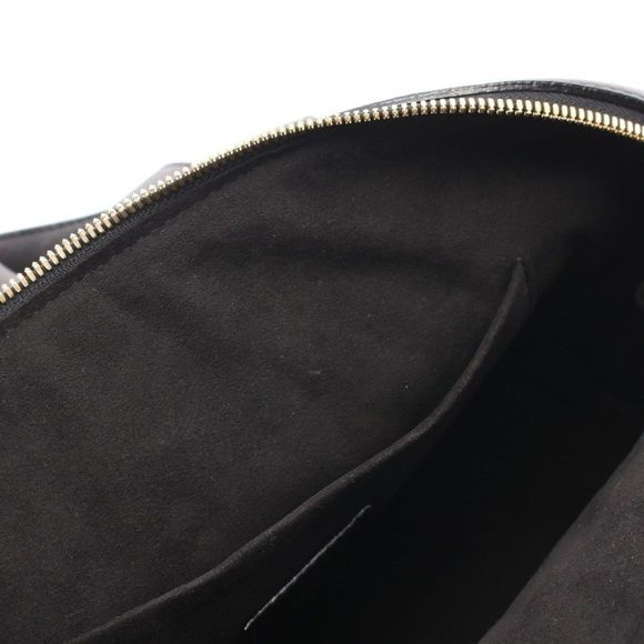 Louis Vuitton Alma Monogram Eclipse Noir Handbag PVC Leather Brown Black - Picture 7 of 7